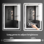 Koonmi 28"x20" LED Mirror for Bathroom, 90CRI Anti-Fog Vanity Mirror - Image 5