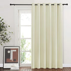 NICETOWN Blackout Sliding Door Curtain 84 inches Long, Grommet Patio Door - Image 2