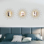 3 Pack Metal Mirrors for Wall Sunburst Wall Mirrors Home Décor Decorative - Image 6