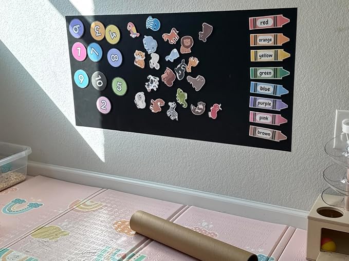 Magnetic Chalkboard Wallpaper Peel and Stick 40" x 18", Self-Adhesive - Image 3