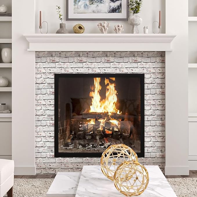 COMSTICKC 3D Faux Brick Wall Panel Peel and Stick, Ultra-Light Thin PVC Brick - Image 9