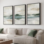 Large Framed Abstract Nature Landscape Wall Art - Image 2