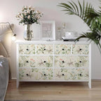Simon&Siff Vintage Wallpaper Peel and Stick Beige Floral Contact Paper - Image 7