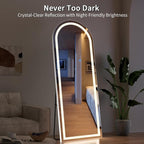 Koonmi LED Full Length Mirror, Lighted Floor Mirrors - Image 4