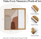 Framed Mid Century Modern Boho Wall Art - Image 7