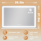ROLOVE 39" x 28" Extra Large Vanity Mirror - Image 3