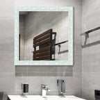 3D Floral Wallpaper Border White Peony Peel and Stick Light Blue Wall Border - Image 3