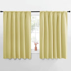 NICETOWN Blackout Curtains for Bedroom, Paler Yellow, 1 Pair, 70 by 63-inch by NICETOWN