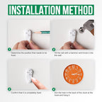 Wall Clock Modern Non-Ticking Battery Operated Silent Wall Clocks Simple Style - Image 9