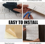 Tinlade 30 Pcs 28.81 Sq ft 3D Wall Panels Peel and Stick Foam Brick Wallpaper - Image 5