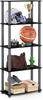 Furinno Turn-N-Tube 5-Tier Multipurpose Shelf / Display Rack / Storage Shelf / by Furinno-FitsYourSpaceFitsYourBudget