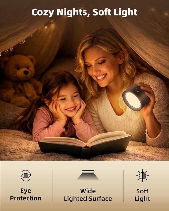 LED Wall Mounted Lights, Rechargeable Wall Sconces Lamp, 3 Color Temps & Remote - Image 4