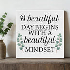 Motivational Eucalyptus Wall Art Decor, Inspirational Green Botanical Pictures - Image 4