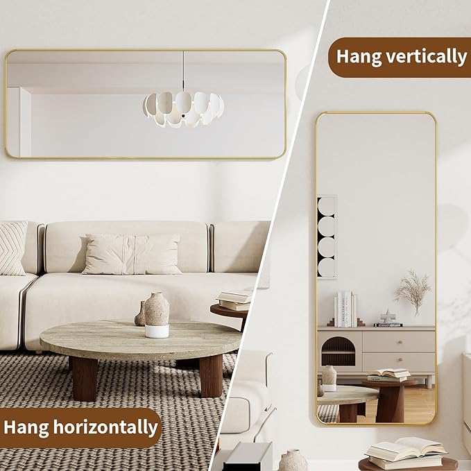 BEAUTYPEAK Full Length Mirror, Suitable - Image 4