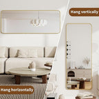 BEAUTYPEAK Full Length Mirror, Suitable - Image 4
