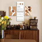 NCYEL 4pcs Modern Minimalist Coffee Wall Art Kitchen Coffee Shop Pictures - Image 7