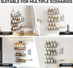 Shower Caddy, 5 Pack Shower Shelves - Image 8