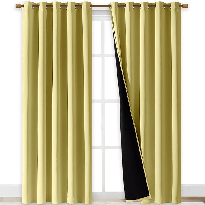 NICETOWN Total Shade Curtains and Draperies, Heavy-Duty Full Light Shading by NICETOWN