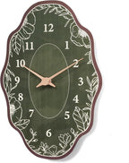 Mid Century Retro Irregular Shape Wall Clock, Silent Non-Ticking Battery - Image 9