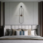 DRELIFAM Modern Oval Wall Clock Large Wall Clock - Image 3