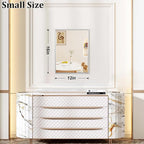AAZZKANG Metal Framed Mirror Rectangle Wall Mounted Mirrors Decorative Modern - Image 2