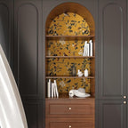 Laatse Vintage Bird Wallpaper 17.5"x393" Yellow Chinoiserie Floral Wallpaper - Image 5