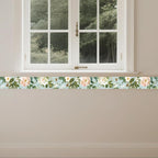 IVN Wallpaper Border Peel and Stick Wall Floral Bee Decorative Wall Trim Self - Image 7