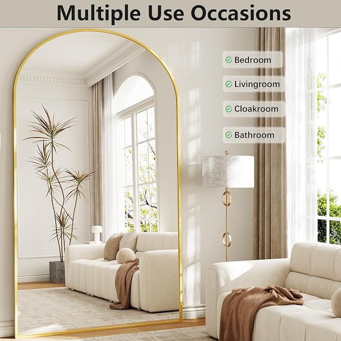 Oversized Full Length Mirror, Room Decor Big Full Body Mirror - Image 7
