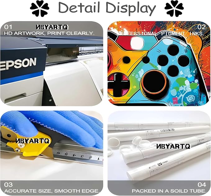 PPV 3Pcs Cool Gaming Wall Art Retro Video Game watercolor Posters Pictures - Image 6