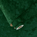Wallercity Emerald Green Velvet Wallpaper Peel and Stick Felt Drawer Liner Self by Wallercity