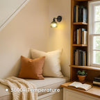 Shenmoyl Vintage Battery Operated Wall Sconce - Image 8