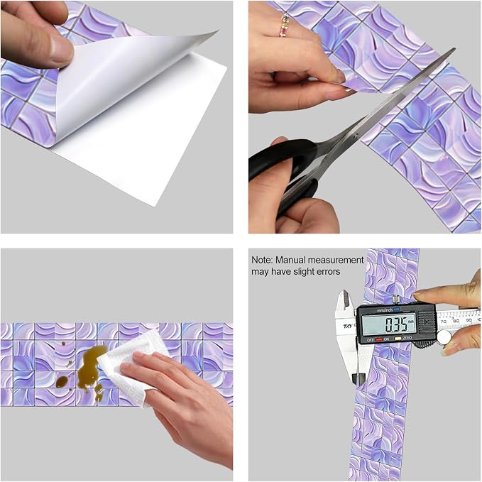 HOMETITUTE Wallpaper Border Peel and Stick Decorative Wall Trim Self Adhesive - Image 8