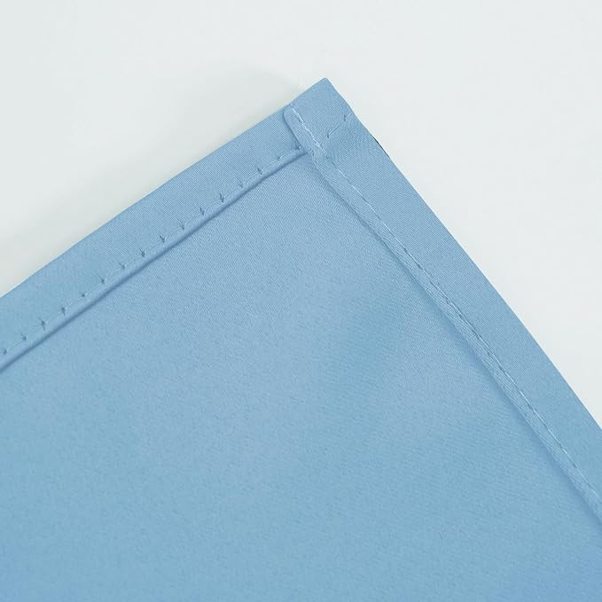 LEMOMO Sky Blue Thermal Blackout Curtains/42 x 84 Inch/Set of 2 Panels Room - Image 8