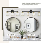 Crystal Bathroom Light Fixtures, Bathroom Lighting Fixtures Over Mirror - Image 3