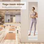 Shiftshade 4 Pack Wall Mirror Full Length, 12 x 12 Inch Acrylic Mirror Tiles - Image 6