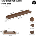 Boswillon 35.3 Inches Long Floating Shelves Wall Mounted, 2 Set Farmhouse Wall - Image 3