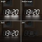 3D LED Digital Wall Clock/Desk Alarm Clock - Image 7