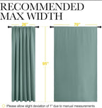 NICETOWN 2 Panels Blackout Curtains, Rod Pocket Thermal Insulated Drapess - Image 3