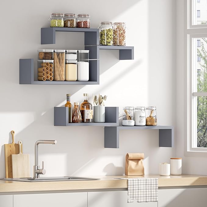 SRIWATANA Floating Shelves for Wall, Wall Shelves for Bathroom, Living Room - Image 8