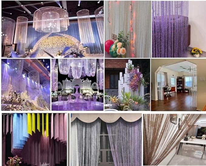ave split Decorative Door String Curtain Wall Panel Fringe Window Room Divider - Image 5