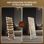 Kosmonia 66x22 Hollywood Full Length Mirror - Image 7
