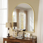 VooBang Arched Wall Mirror, 26 x 28 inch Arch Bathroom Mirror, Wall Mounted - Image 6