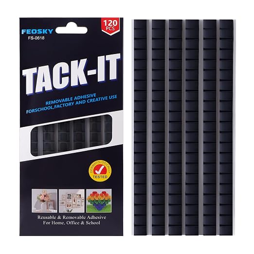Feosky Adhesive Poster Sticky Tack Putty, Reusable and Removable Adhesive Putty by Feosky