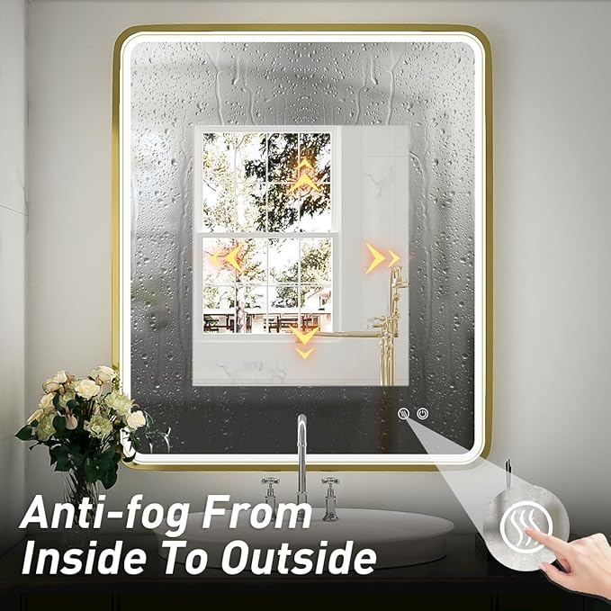 30x36 Inch LED Bathroom Mirror - Image 5