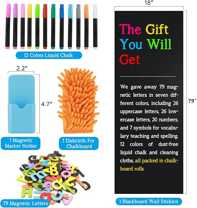 Magnetic Chalkboard Contact Paper - Image 2