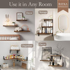 BAYKA Wall Shelves for Bedroom Decor, Floating Shelves for Wall, Display - Image 3