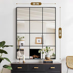 Window Mirrors for Wall Decor, Wall Mirrors Decorative Window Pane 30 x 40 - Image 2