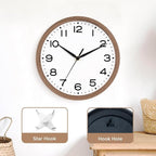 AKCISOT Wall Clock, Modern Small Wall Clocks Battery Operated 8 Inch, Silent - Image 9