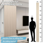 Art3d WPC Slat Wall Panels, Living Room - Image 2