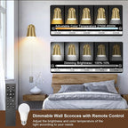 VATONI Plug in Wall Sconces - Image 2